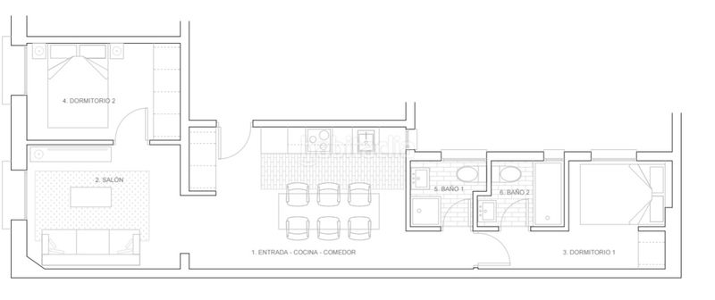 Piso en Cortes-Huertas Madrid - Imagen 47