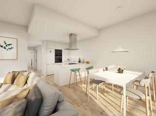 Pis  Font de la teula 19. Estrena piso de una habitación y balcón en domeny