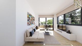 Flat  Joan fuster. Bajo en venta con terraza en sarrià de ter