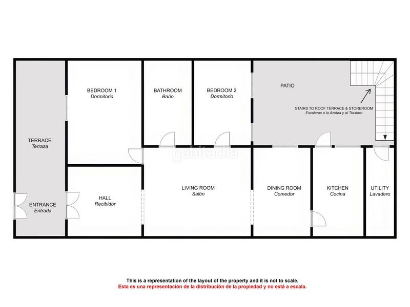 Foto 1e030a3f-abc4-40b9-8598-77d02b6785cd. Casa adosada amplia casa adosada de una planta con terrazas de 172m, trastero y lavadero . ref th5129674 en Alhaurín el Grande