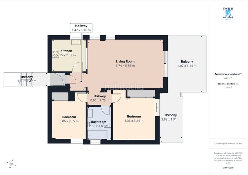 Foto 2ac6751b-517e-45a7-85dc-8a59c80b5722. Apartament a calle pitas 1 a Mojácar playa - las ventanicas - la paratá Mojácar
