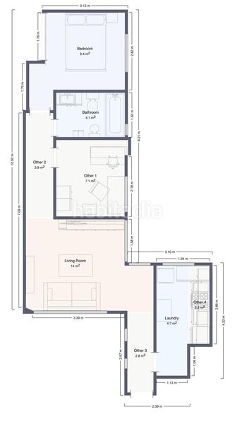 Foto b02d38c3-9994-4aa4-a646-fb7732155e8b. Appartement avec chauffage parking dans Suárez Málaga