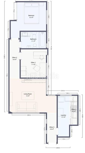 Foto f3d1b703-7400-4326-a3da-6a2b4adef092. Flat with heating parking in Suárez Málaga