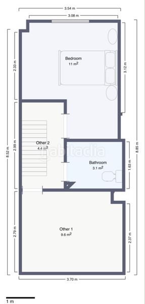 Foto ebbc240f-43df-46d3-be18-bd1ecc31fbf8. Casa adossada a Los Castillejos - La Trinidad Málaga