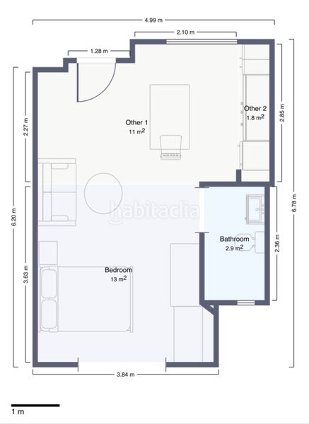 Foto 7225606f-8dc4-4f82-a955-9c4c097b71a8. Estudi a Los Castillejos - La Trinidad Málaga