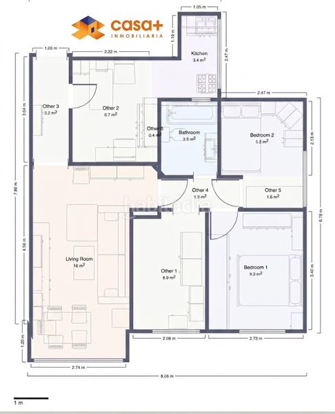 Foto 6c7fdd21-a1b8-4fd7-9219-3ec81a7bbd6b. Pis amb aparcament a La Florida - Parque Norte Málaga