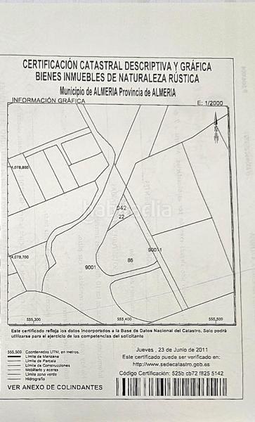 Foto edd8f3ea-beec-4bfb-8023-d6a97c4d812f. Fondo rustico in calle playa 40 in La Cañada de San Urbano Almería