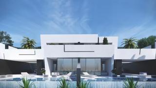 Maison jumelée à Viña Málaga. Chalet adosado en torre del mar. promoción de obra nueva