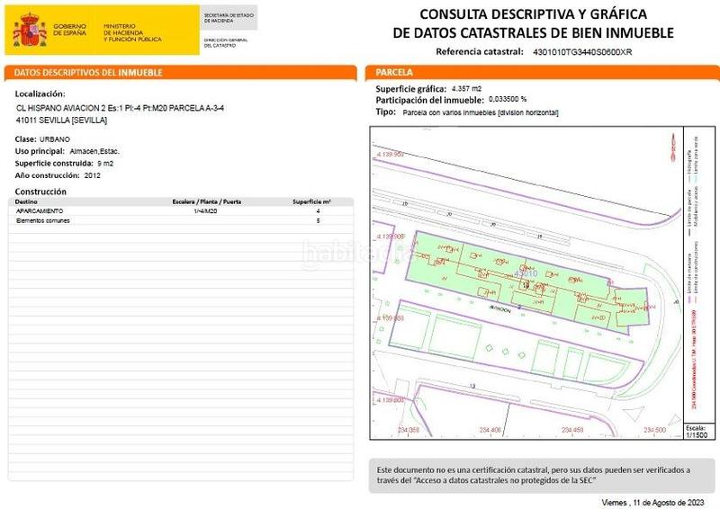 Foto f8167e63-6f2b-4403-9260-53bfb9e9a5eb. Aparcament cotxe a Los Remedios Sevilla