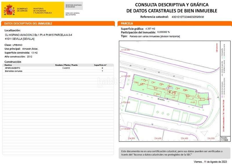 Foto 814e960a-5860-4faf-b56b-da52e63f2ab6. Posto auto in Los Remedios Sevilla
