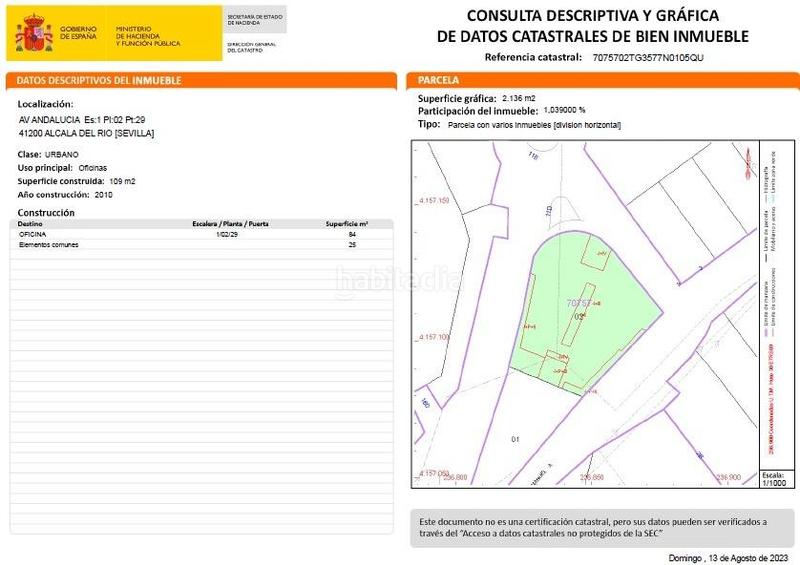 Foto 484d76f5-e640-454c-b057-b4bcbce52277. Oficina en Alcalá del Río