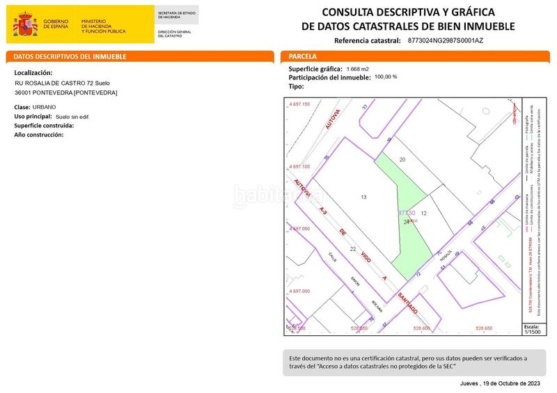Foto ba8373eb-3149-4909-8140-bb6516c87241. Wohngrundstück in Campo da Torre - Mollabao Pontevedra
