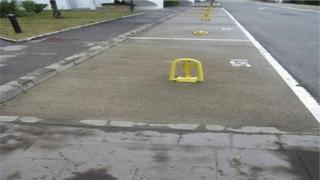 Autoparkplatz in La Barrosa