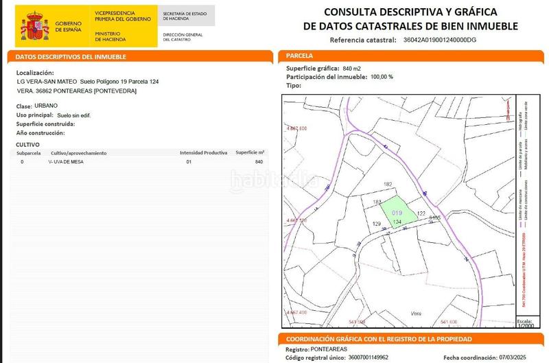 Foto 99ae5fb4-af82-47b5-a540-86f6e0c7dd8c. Wohngrundstück in lugar vera in Ponteareas