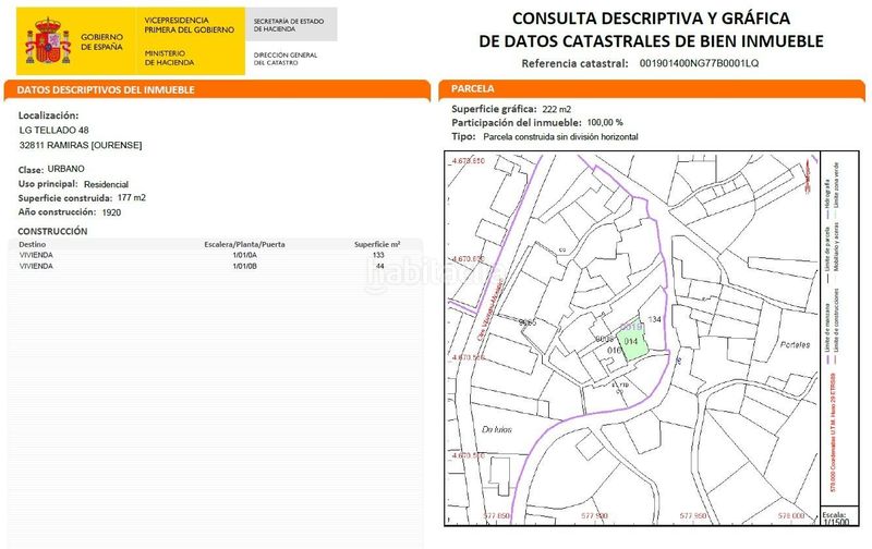 Foto d9ee7a24-f1bd-48a7-ae0a-9650772d57d9. Casa en lugar tellado 48 chalet independiente en venta, lg tellado, castrelo de miño, ourense. para reformar en Ramirás