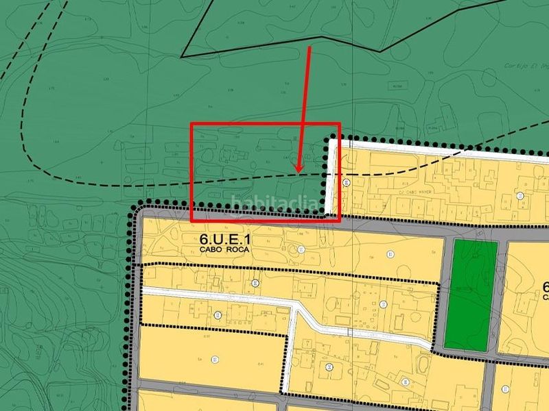 Foto cb48d0e8-8048-4d03-ad2b-9bacff8cc88a. Terreno residencial parcela en suelo no urbanizable 584,35 m2 entorno próximo a urbanización cabo forca en Algeciras