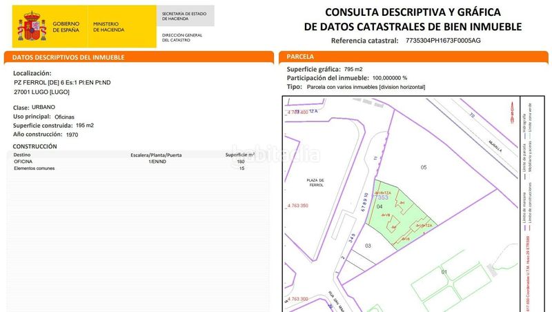 Foto 280298d9-5bd3-44c6-b965-7f75d31e1a93. Office space in Centro - Recinto Amurallado Lugo