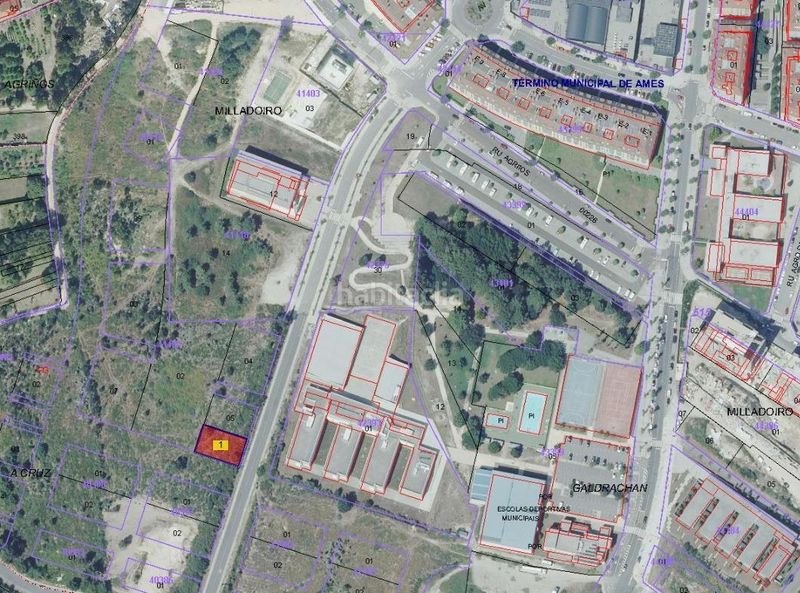 Foto f38baa6c-e3db-4e18-b30b-2af7be2c5424. Terreno residencial en s16 galdrachan 0 suelo urbano en milladoiro, 28 viviendas a coruña en Ames