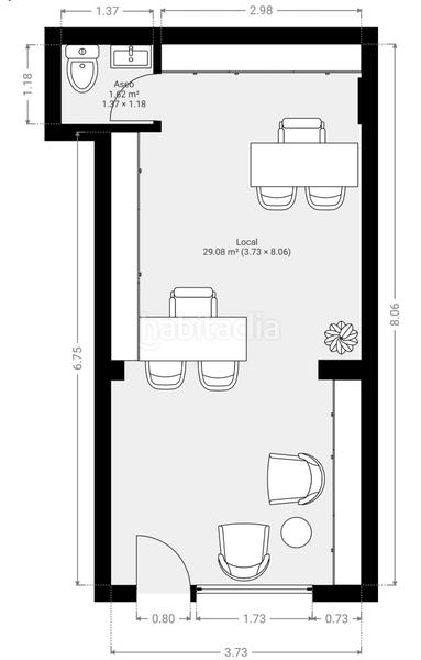 Foto 4d03f955-2232-48a5-a6e5-66e72ef8e4a1. Local comercial en calle de antón 30 oportunidad de negocio! venta de local de 36m² en pleno  Centro , ideal como inversion en Moralzarzal