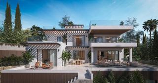 Xalet a La Capellanía - El Higuerón. Villa de lujo con vistas panorámicas al mar en benalmádena  proy