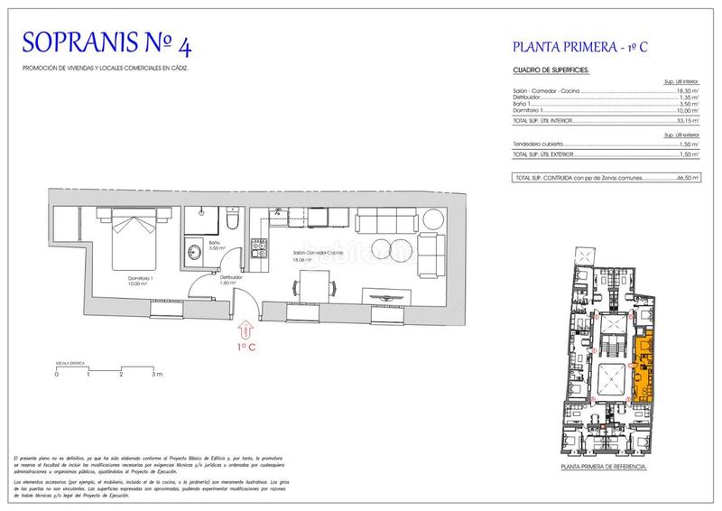 Foto 75fac20d-12bb-4484-8c5a-b9c09c15cf34. Appartement 47m<sup>2</sup> dans calle sopranis 4 dans El Pópulo - Santa María Cádiz
