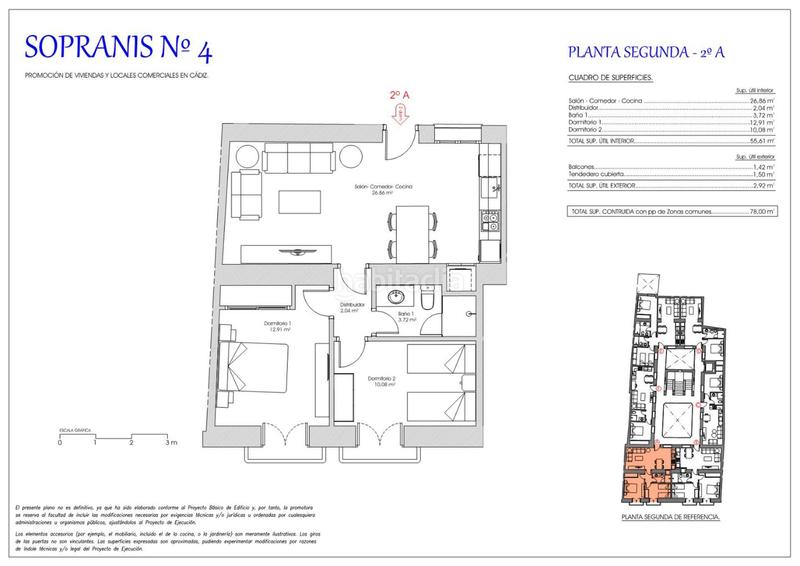 Foto 7e9646f1-4d7a-489a-b4e7-9c076535410f. Appartamento 77m<sup>2</sup> in calle sopranis 4 in El Pópulo - Santa María Cádiz