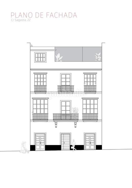 Foto 7222ccc1-9175-4945-8136-ceb6c4bf1888. Ático obra nueva calle sagasta 22. en Centro Histórico Cádiz