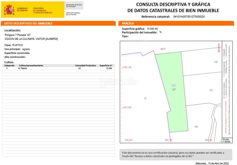 Foto 7bee44d4-b151-4bc4-9d7a-611c8f2d8d5c. Finca rústica terreno en venta en Viator