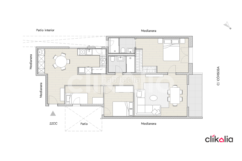 Foto 89e92c4a-a6fa-4459-8601-11813372a945. Appartement avec chauffage dans La Nova Esquerra de l´Eixample Barcelona