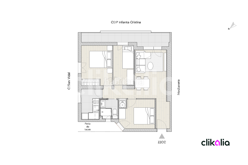 Foto 86d86454-cc6e-4c15-bd08-e827913a77c9. Appartement avec chauffage dans Reyes Católicos Alcalá de Henares