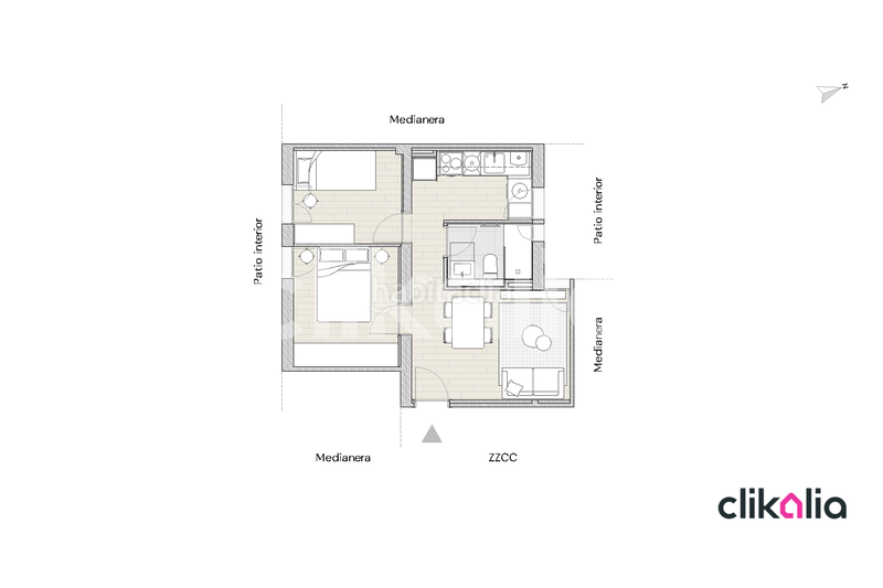Foto f2553a54-ebe2-47bd-82f5-da88ac3718b6. Appartamento con riscaldamento in Pacífico Madrid