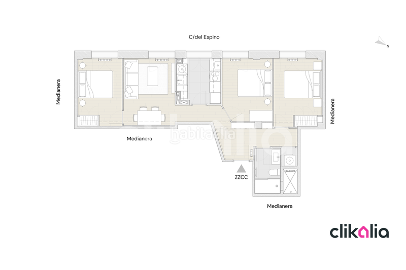 Foto ee0956d9-f134-447f-be67-194dcf9b0f31. Flat with heating in Embajadores-Lavapiés Madrid