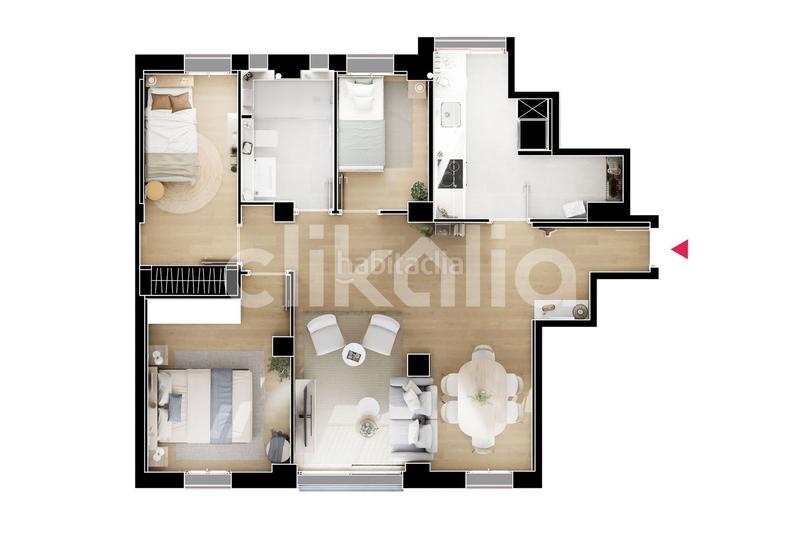 Foto 5d7907eb-888a-4860-a05a-e1b57a428274. Piso en Pueblo Nuevo Madrid