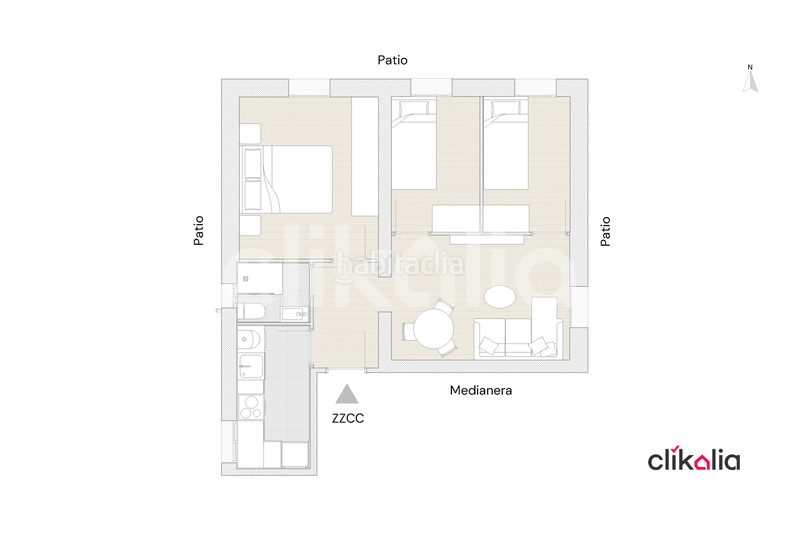 Foto a209ec63-7503-420e-893c-49c151f8f88e. Affitto appartamento con riscaldamento in Vista Alegre Madrid