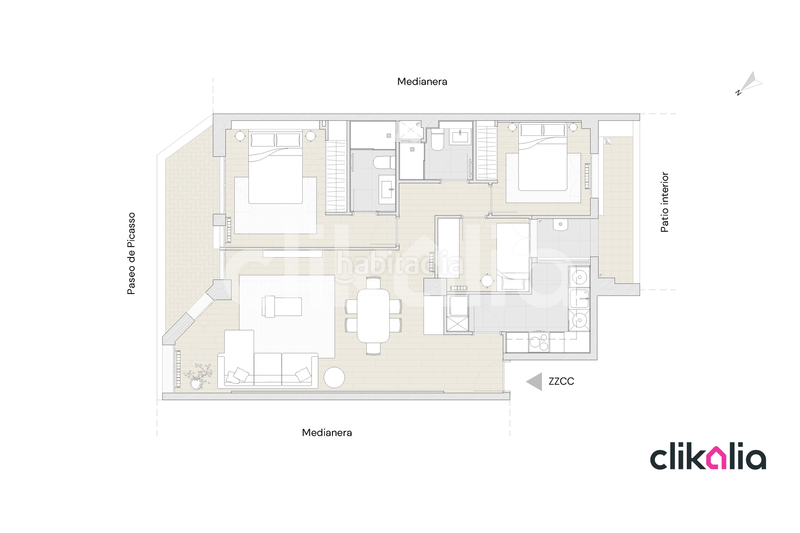 Foto 0c574374-1e97-475b-871e-c1a9bd4cadc6. Appartamento con riscaldamento in St. Pere - Sta. Caterina - El Born Barcelona