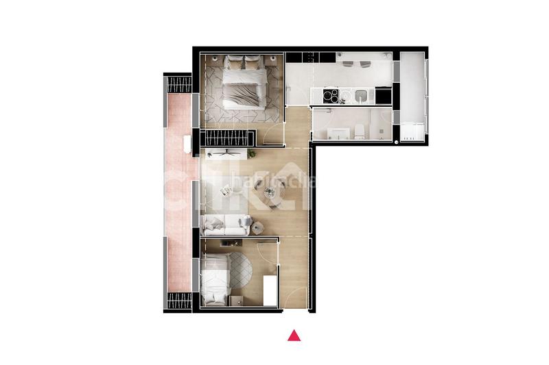 Foto 9c3ddf1c-5acc-46fb-a9cb-643c0226ed09. Appartamento con riscaldamento in Aluche Madrid