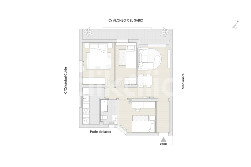 Foto 33cccace-333f-4ab3-b020-a4c66dd9d8cf. Location appartement avec chauffage dans Reyes Católicos Alcalá de Henares