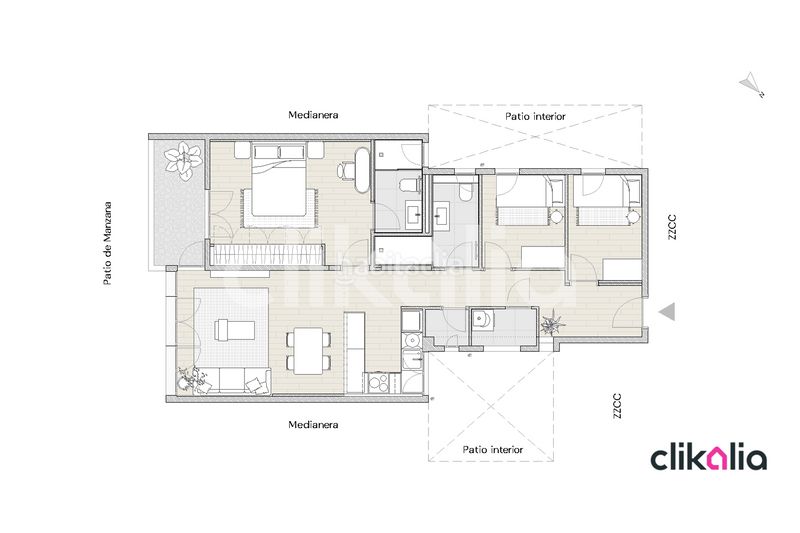Foto 0f282ca9-5697-4b62-b3a5-1b33c8f5100f. Flat with heating in Fort Pienc Barcelona