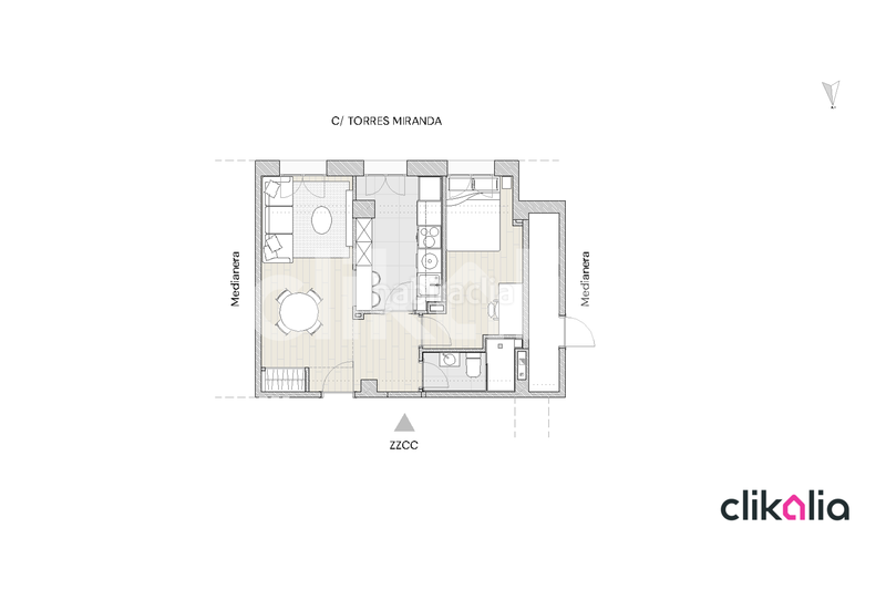 Foto fd9a5d00-08ca-41cf-a47a-f259d301b9ae. Etagenwohnung mit heizung in Chopera Madrid