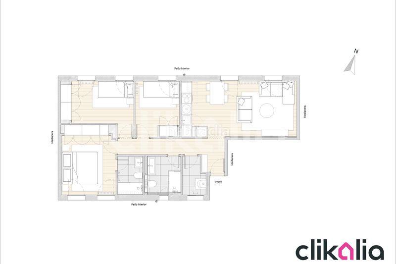 Foto 283155d1-0263-4830-8340-1069e8996c94. Pis amb calefacció a Guindalera Madrid