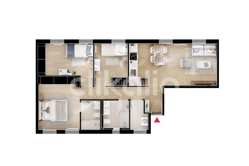 Foto 4862ba65-098f-4af4-aad8-19afb238ee88. Pis amb calefacció a Guindalera Madrid