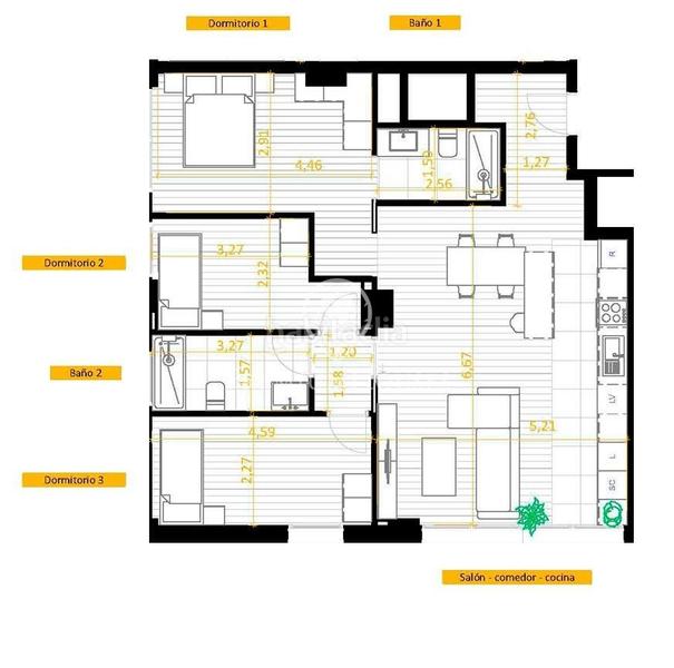 Foto 5e5f457f-f381-4e45-b844-62feaa5f2d7f. Appartement avec chauffage dans Besòs - Maresme Barcelona