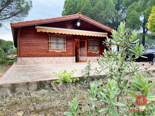 Mas à Las Jaras. Fantástica casa de madera de pino sueco  urbanización las 7 finc