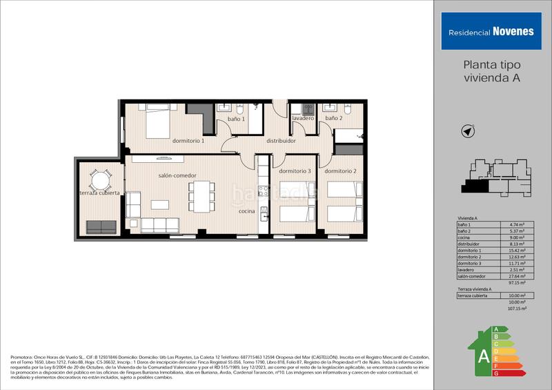 Foto 0bd023a2-943c-4424-9ca4-e69e4528235b. Pis 107m<sup>2</sup> a avinguda parís 2 a Piscinas Burriana