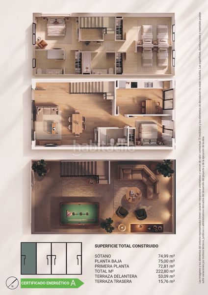 Foto fd7d7a8a-0511-4513-aa69-265134b92b0b. Casa pareada 225m<sup>2</sup> en calle bruselas 54 brussel·les residencial en Burriana