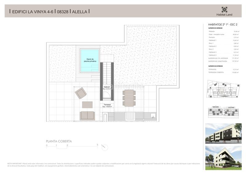 Foto df126cd0-1331-4211-b8da-cc810274b800. Penthouse 127m<sup>2</sup> in carrer de la vinya 4 in Alella
