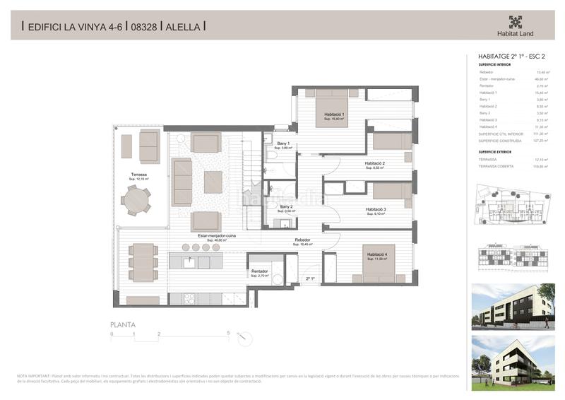 Foto f927d27f-479d-4a4a-9649-f992794ab63d. Penthouse 127m<sup>2</sup> in carrer de la vinya 4 in Alella