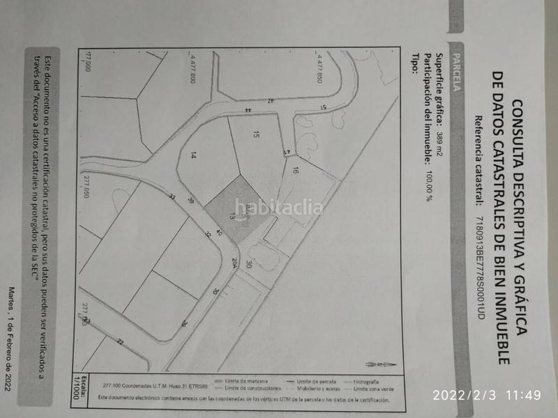 Foto b1fa90a6-bcf1-4b11-b19d-9aa805945fed. Terrain résidentiel dans Pueblo Benicarló