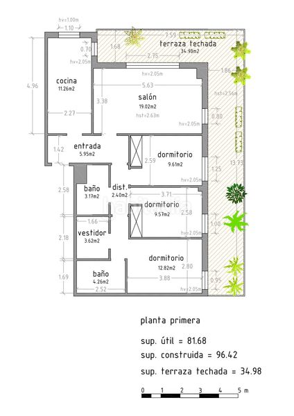 Foto 95a24d2f-0484-42ca-b1f7-c656571976d7. Pis amb piscina a La Casería - San Carlos San Fernando