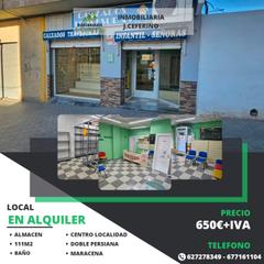 Lloguer Local Comercial  Calle generalife. Se alquila local completamente arreglado en el centro de maracen